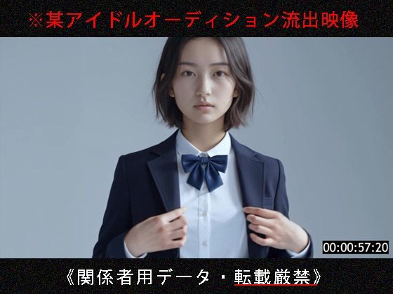 [Blue Frames]某アイドルオーディション流出映像【No.1009】|制服