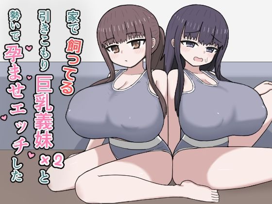[にしかわ屋]家で飼ってる引きこもり巨乳義妹×2と勢いで孕ませエッチした|デモ・体験版あり