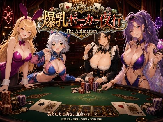 [AIゴリラ]爆乳ポーカー夜行 〜The animation〜|巨乳